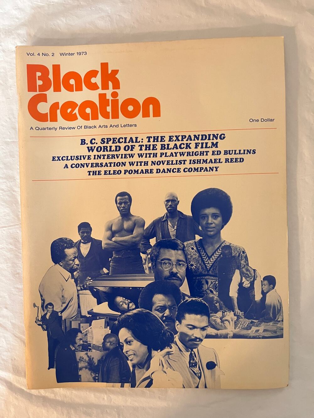 Black Creation Magazine Winter 1973 Black Film Ossie Davis Ishmael Reed